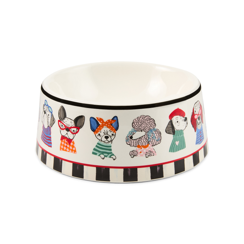 Ceramic Pet Dish | Courtly Check