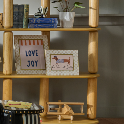 5" X 7" Glass Frame | Mocha Check