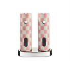 Electric Salt & Pepper Grinder Set | Rosy Check