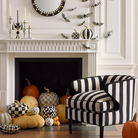 Glossy Mini Pumpkin | Courtly Check