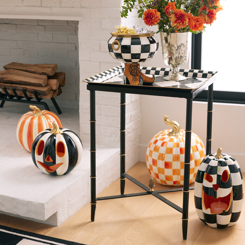 Tall Illuminated Jack O' Lantern | Courtly Check