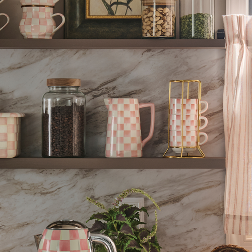 Farmhouse Pitcher | Rosy Check