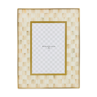 4" X 6" Glass Frame | Mocha Check