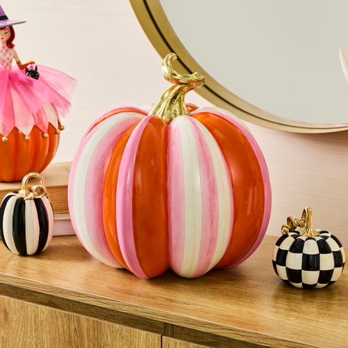 Glam 'o' Ween Fairytale Stripe Pumpkin