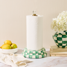 Paper Towel Holder | Emerald Check