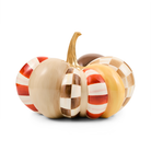 Harvest Glow Patchwork Medium Pumpkin