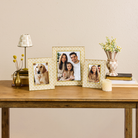 8" X 10" Glass Frame | Mocha Check