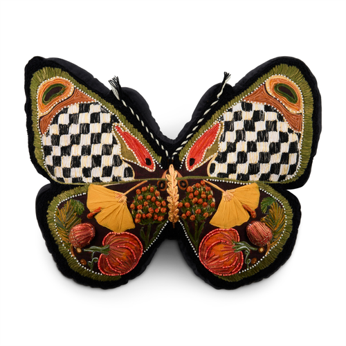 Harvest Moth Shaped Pillow
