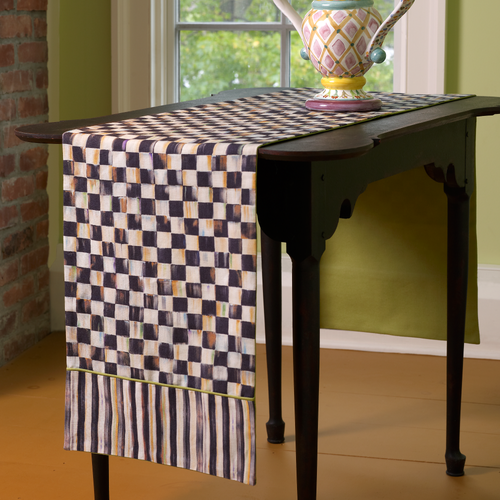 & Stripe Table Runner | Courtly Check