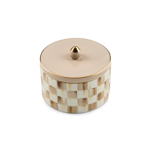 Trinket Box | Mocha Check