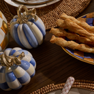 and Stripe Petite Pumpkins, Set of 2 | Royal Check
