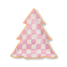 Bubblegum Pink Check Tree Dish