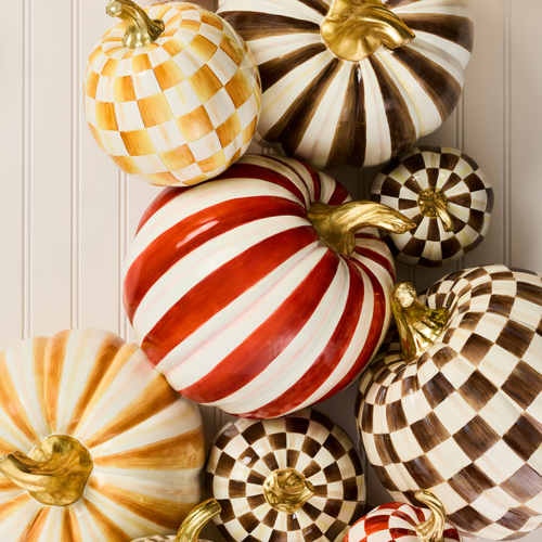 Paprika Stripe Medium Pumpkin