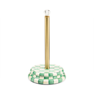 Paper Towel Holder | Emerald Check
