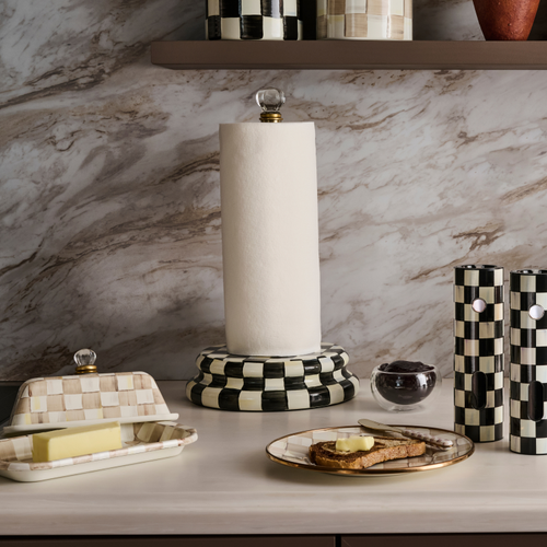 Paper Towel Holder | Courtly Check