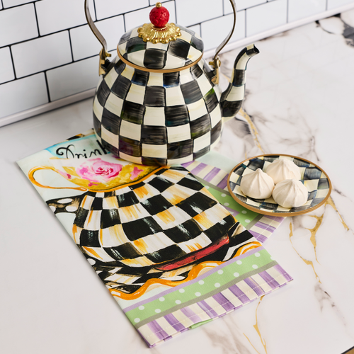 Spill the Tea Printed Dish Towel