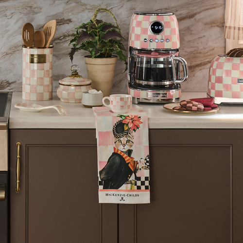 Miss Kitty Printed Dish Towel
