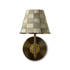 Led Rechargeable Cafe Wall Sconce | Mocha Check