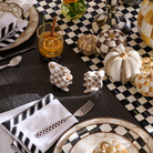Squirrel Salt & Pepper Set | Mocha Check