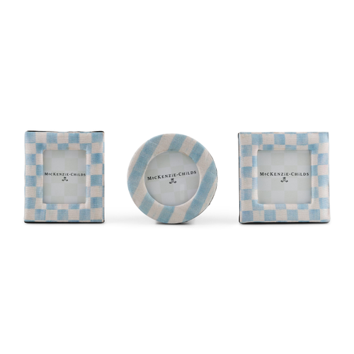 Sky Fabric Frames, Set of 3