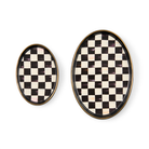 Oval Trinket Dishes, Set of 2 | Courtly Check