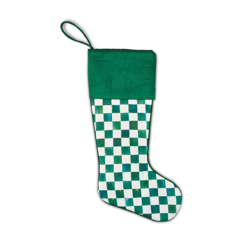 Emerald Check Stocking